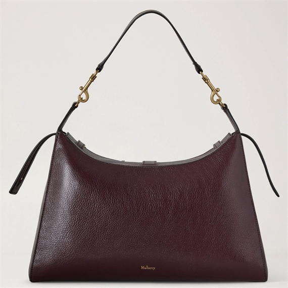 Mulberry Roxanne Shoulder Bag Oxblood High Shine Leather